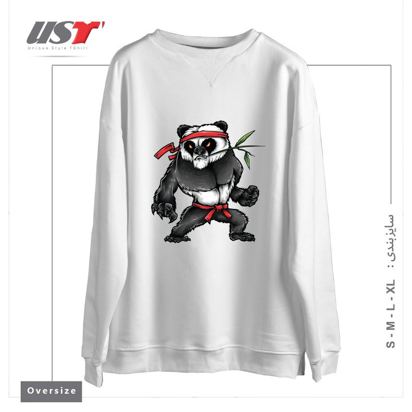 سوییشرت اورسایز طرح KUNGFU PANDA