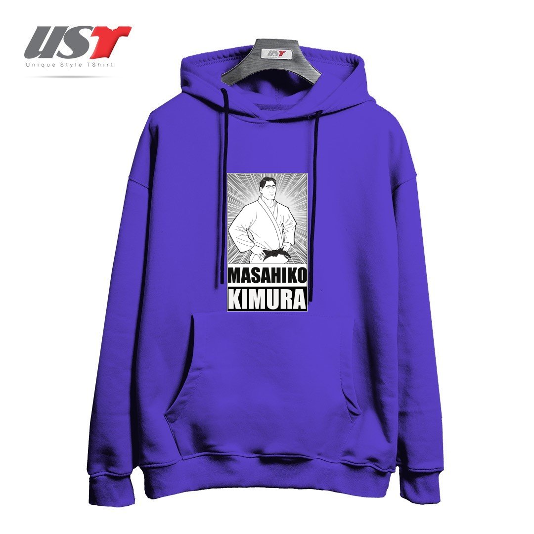 طرح MASAHIKO KIMURA TRIBUTE T-SHIRT هودی اورسایزرنگ بنفش