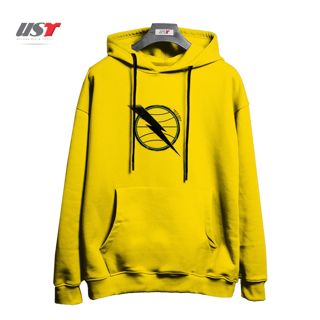 طرح RETRO HELIO GRACIE JIU-JITSU DA GUANABARA EMBLEM هودی اورسایزرنگ زرد