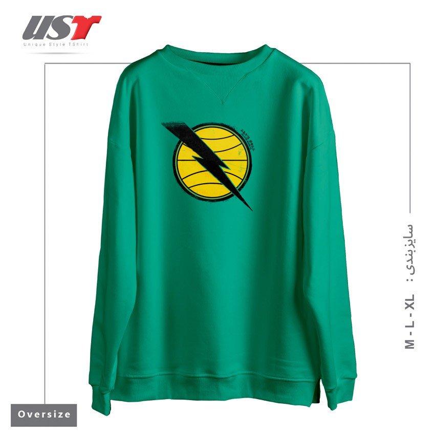 سوییشرت اورسایز طرح RETRO HELIO GRACIE JIU-JITSU DA GUANABARA EMBLEM