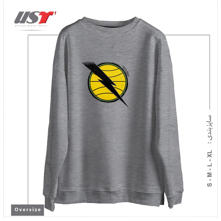 سوییشرت اورسایز طرح RETRO HELIO GRACIE JIU-JITSU DA GUANABARA EMBLEM