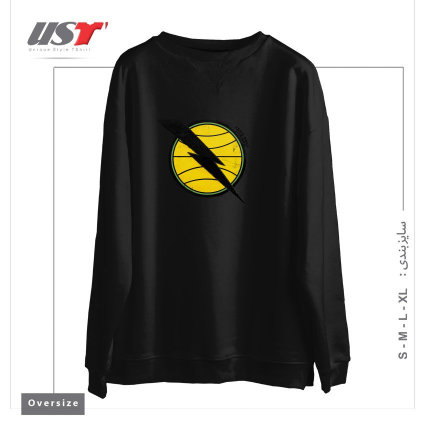 سوییشرت اورسایز طرح RETRO HELIO GRACIE JIU-JITSU DA GUANABARA EMBLEM