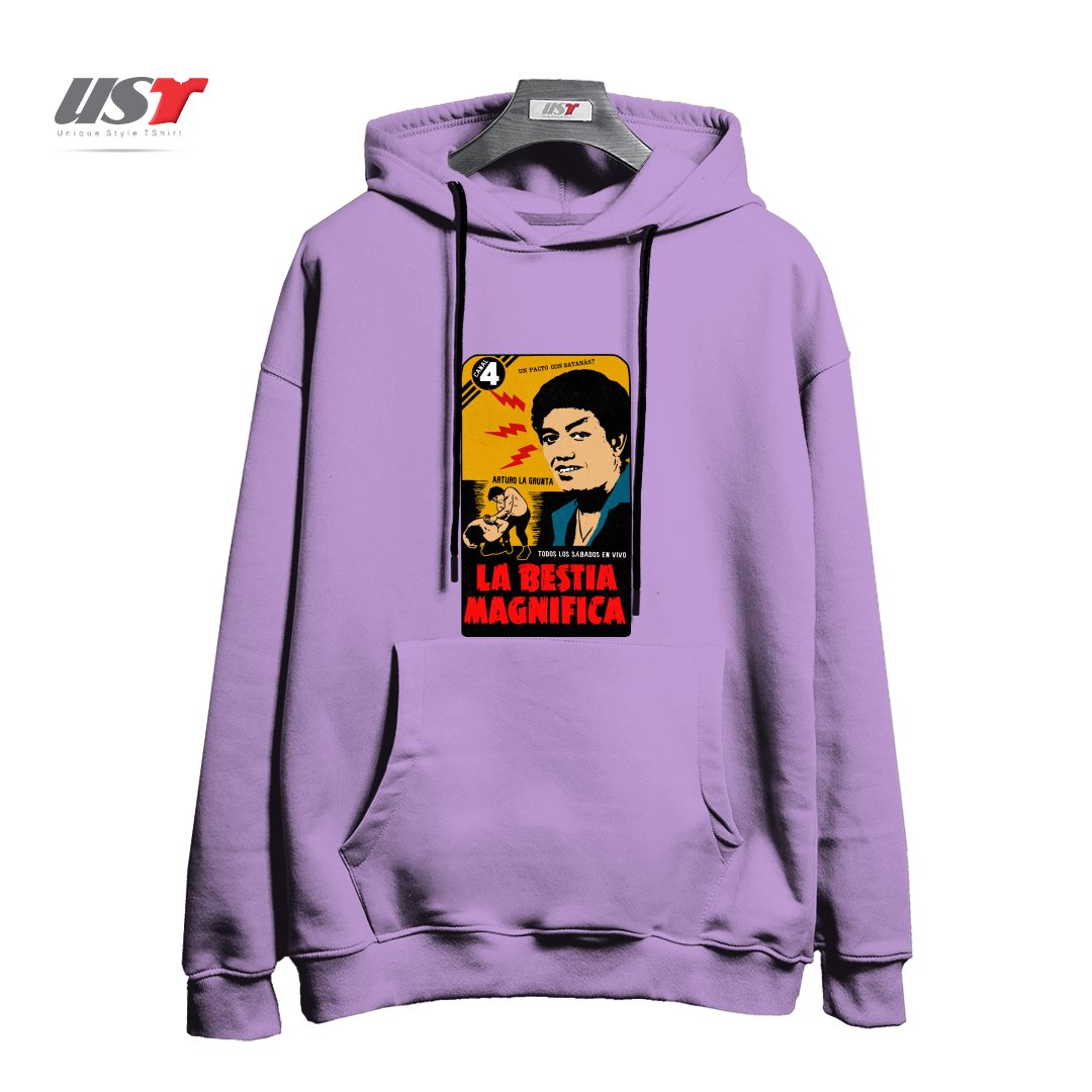 طرح VINTAGE MEXICAN WRESTLER هودی اورسایزرنگ یاسی