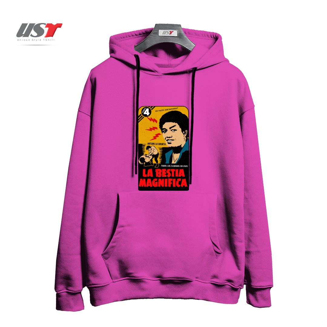 هودی اورسایز طرح VINTAGE MEXICAN WRESTLER