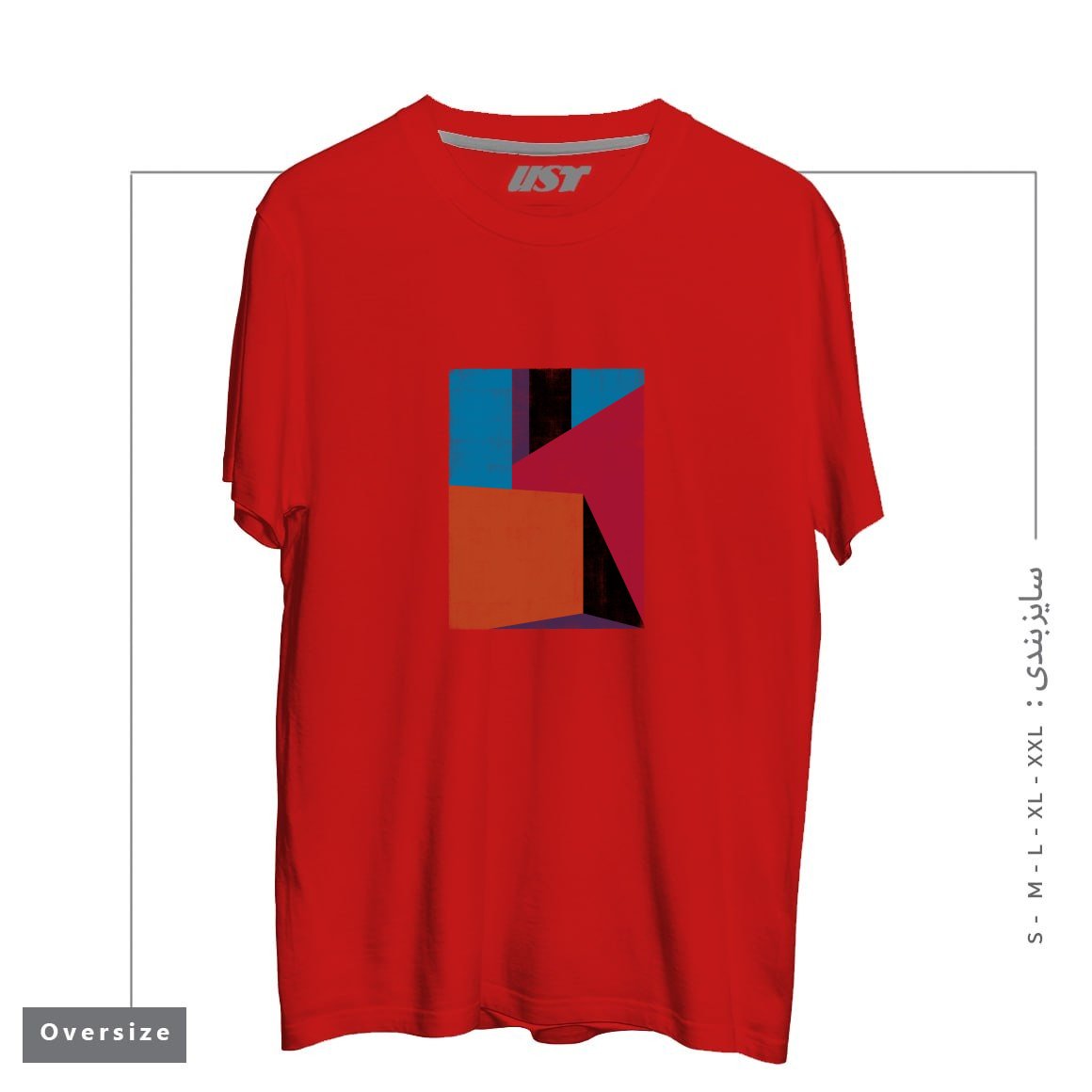 تیشرت اورسایز طرح BARRAGANIC