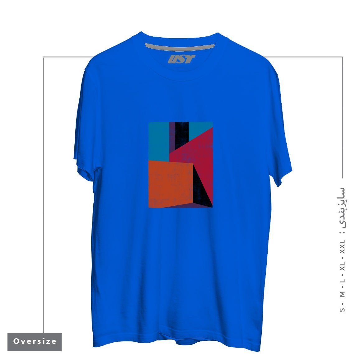 تیشرت اورسایز طرح BARRAGANIC