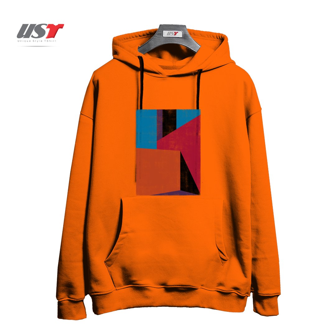 طرح BARRAGANIC هودی اورسایزرنگ نارنجی