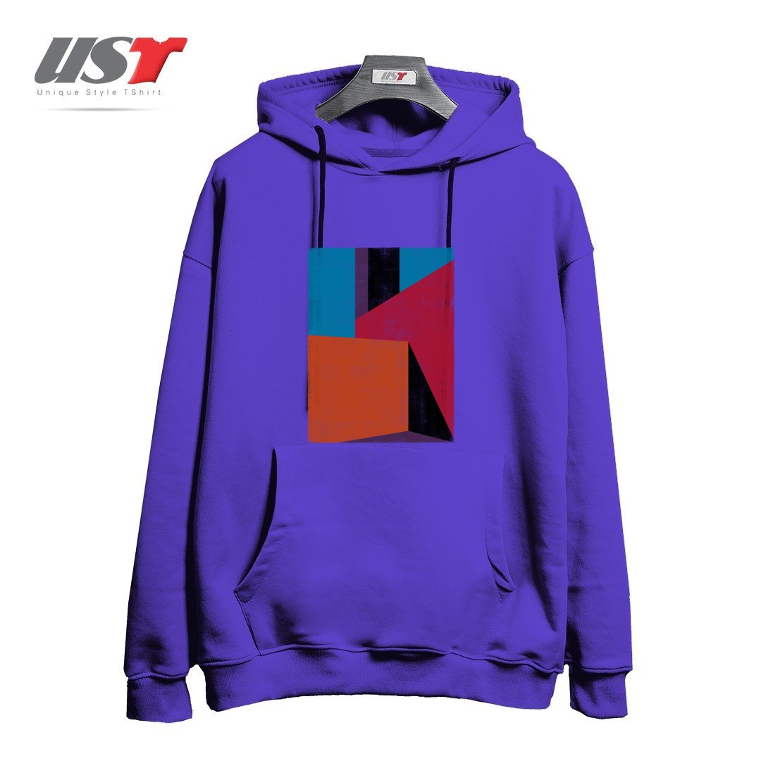 طرح BARRAGANIC هودی اورسایزرنگ بنفش