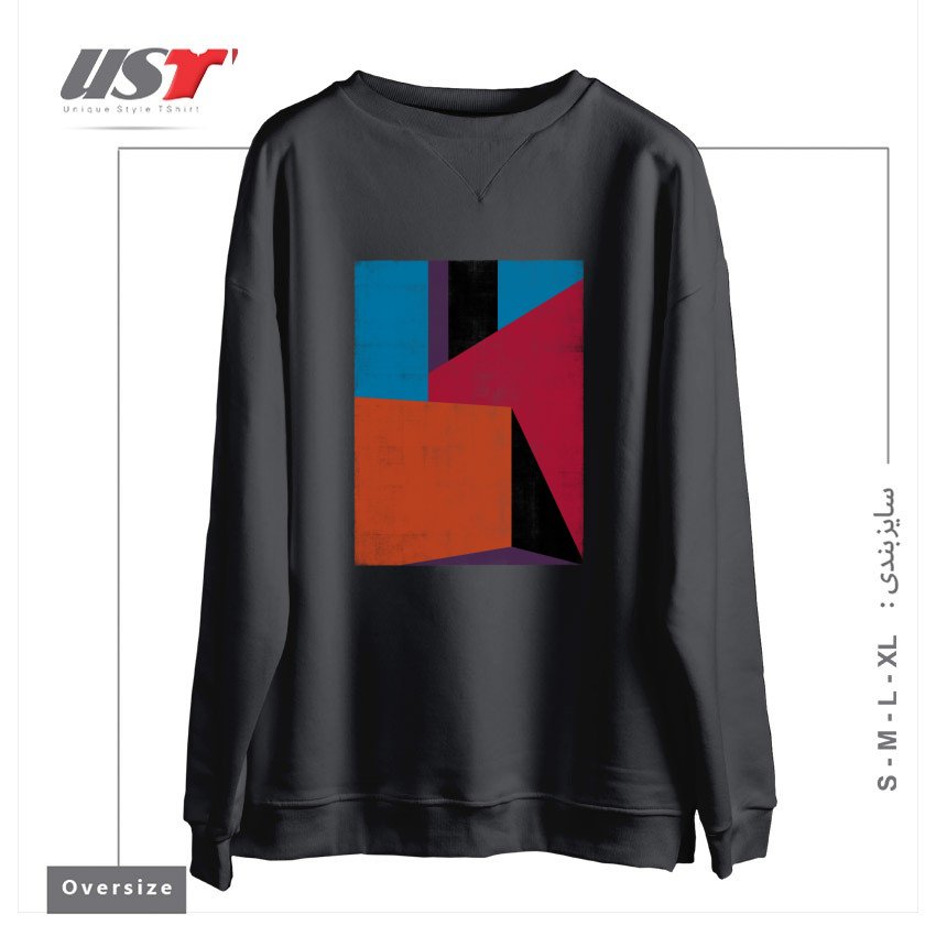 سوییشرت اورسایز طرح BARRAGANIC