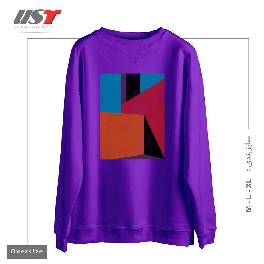 سوییشرت اورسایز طرح BARRAGANIC