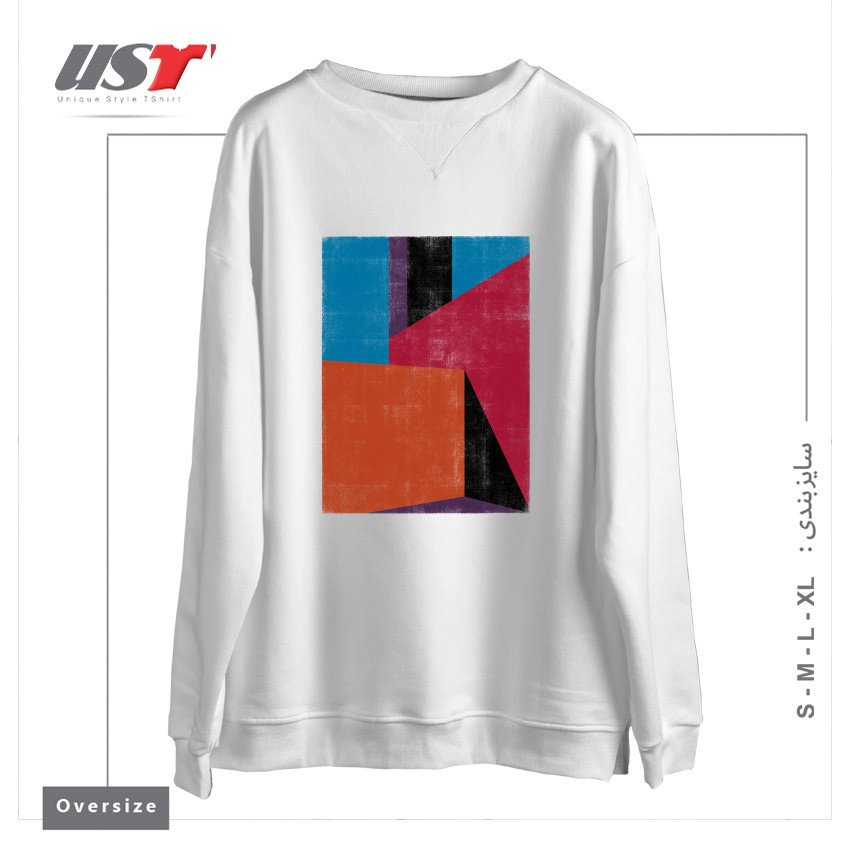 سوییشرت اورسایز طرح BARRAGANIC