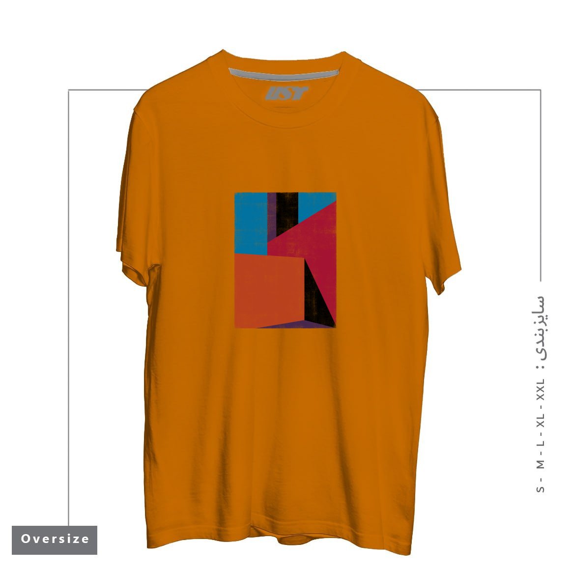 تیشرت اورسایز طرح BARRAGANIC