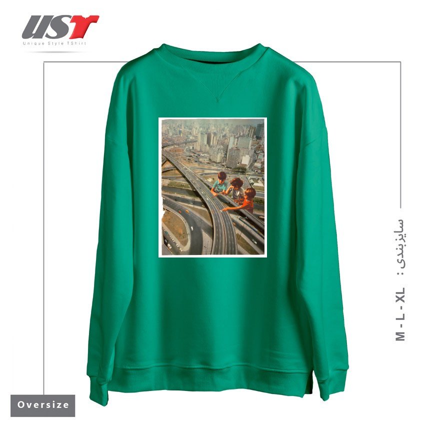 سوییشرت اورسایز طرح KDS PLAY