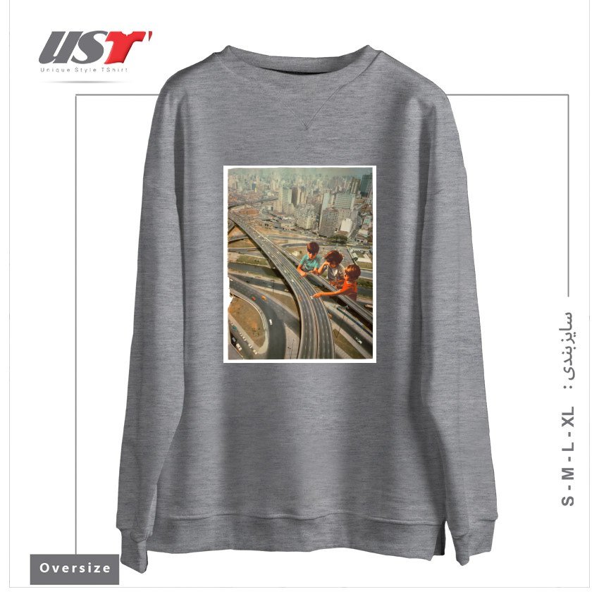 سوییشرت اورسایز طرح KDS PLAY