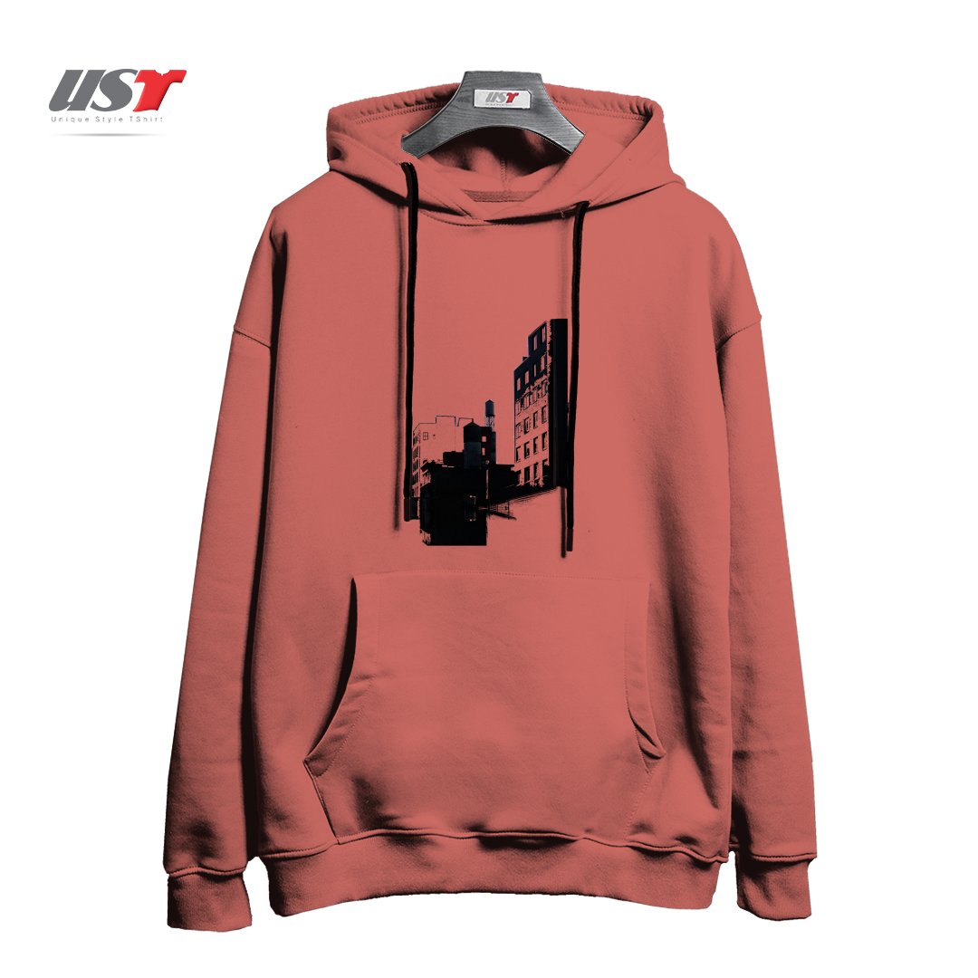 هودی اورسایز طرح TOWER BUILDING OUTLINE