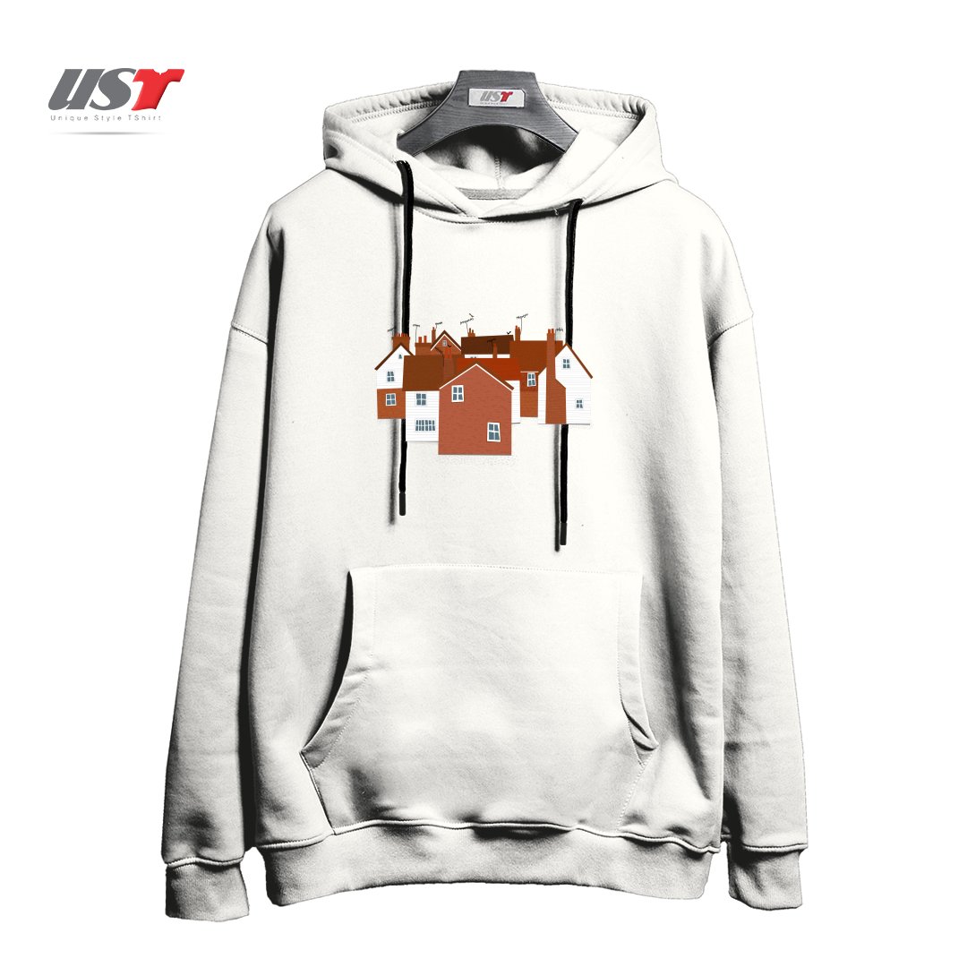 طرح TUNBRIDGE WELLS هودی اورسایزرنگ سفید