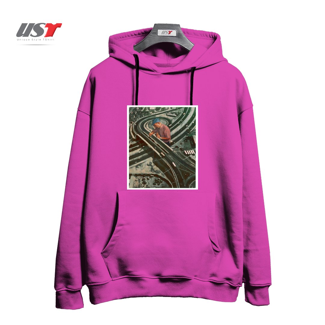 هودی اورسایز طرح WORKER II