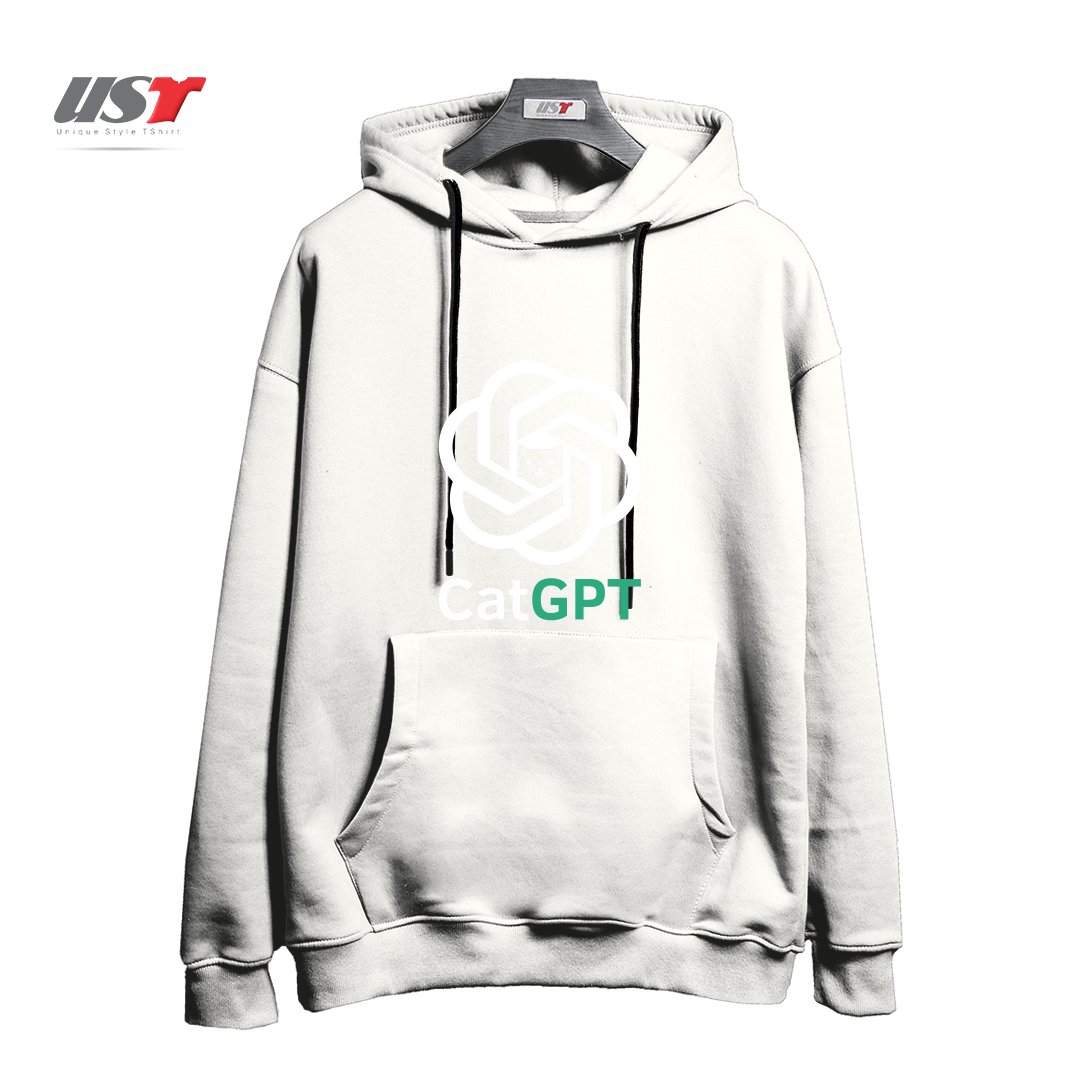 هودی اورسایز طرح catgpt