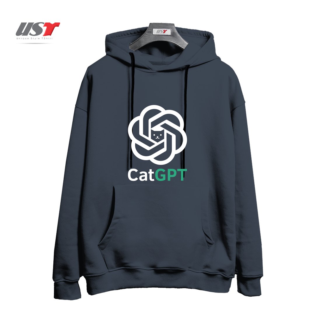 هودی اورسایز طرح catgpt