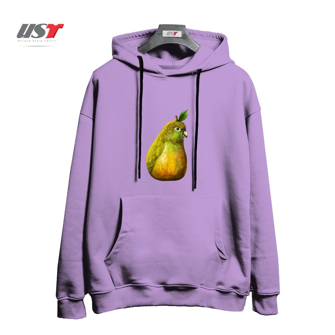 طرح BARTLETT PEARROT هودی اورسایزرنگ یاسی