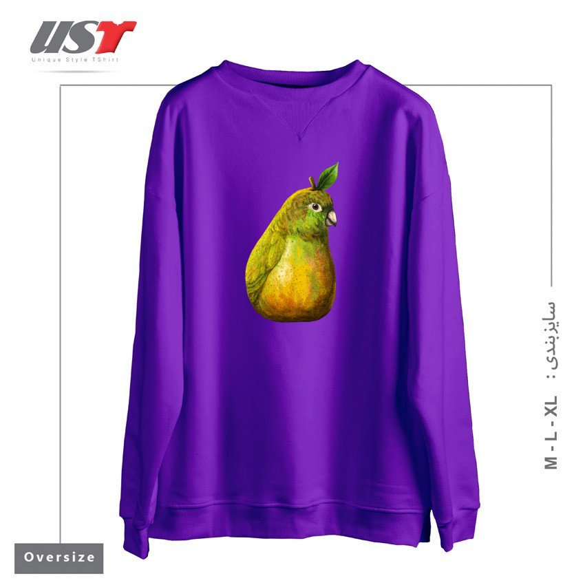 سوییشرت اورسایز طرح BARTLETT PEARROT