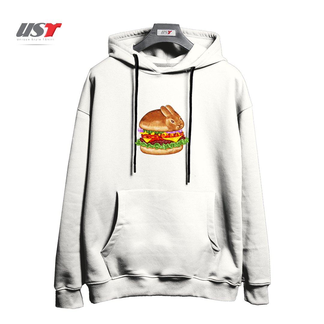 هودی اورسایز طرح BUN BUNNY