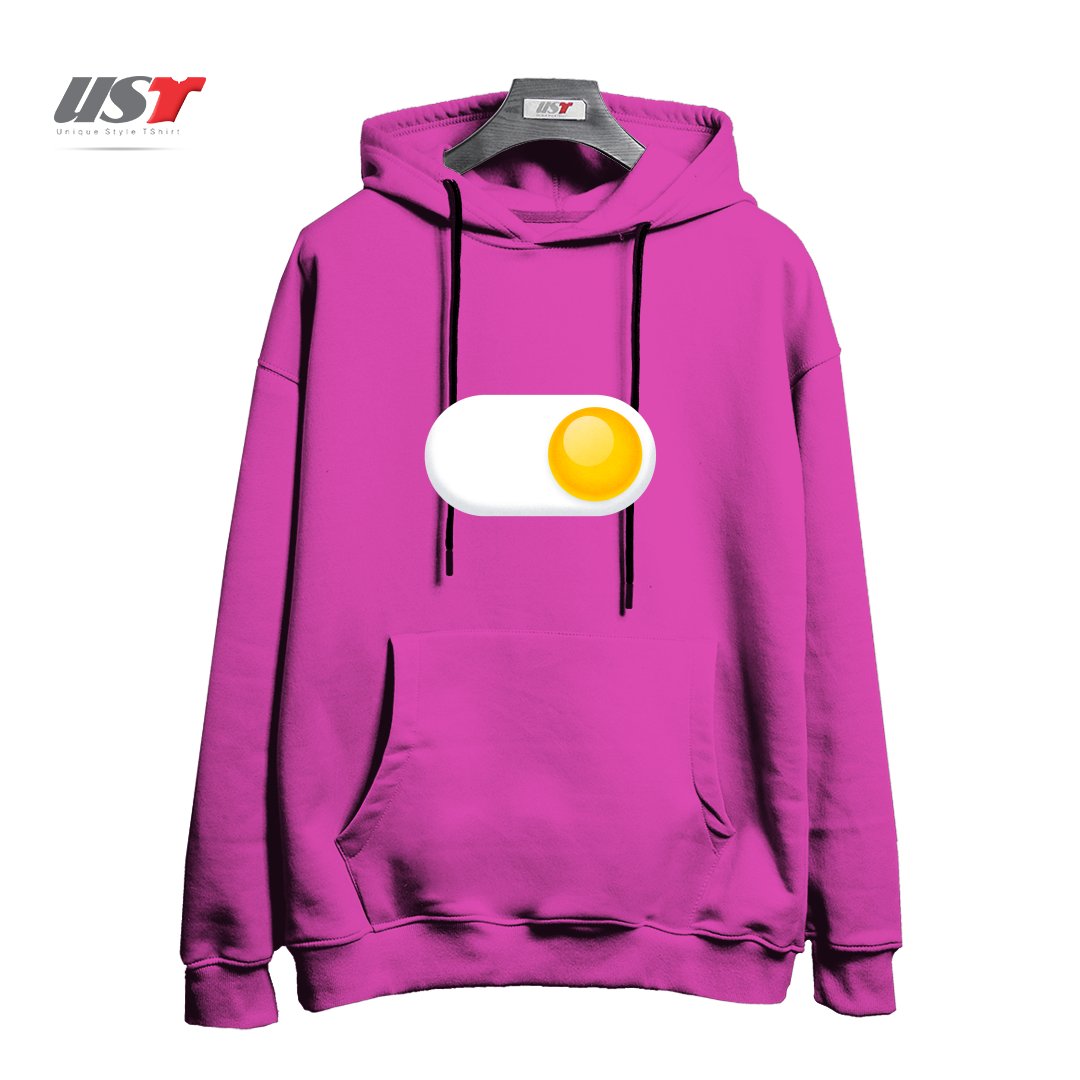 هودی اورسایز طرح EGG ME ON