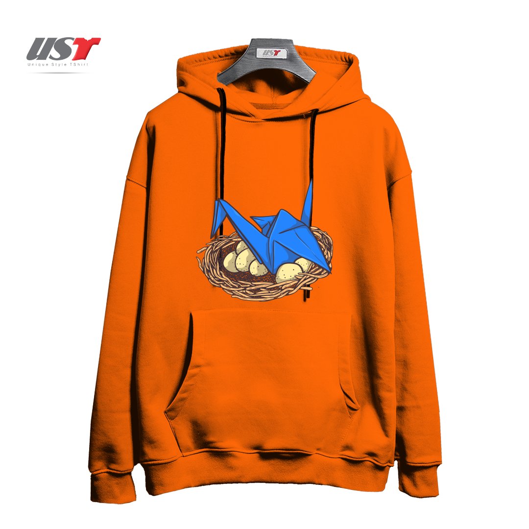 طرح NEST هودی اورسایزرنگ نارنجی