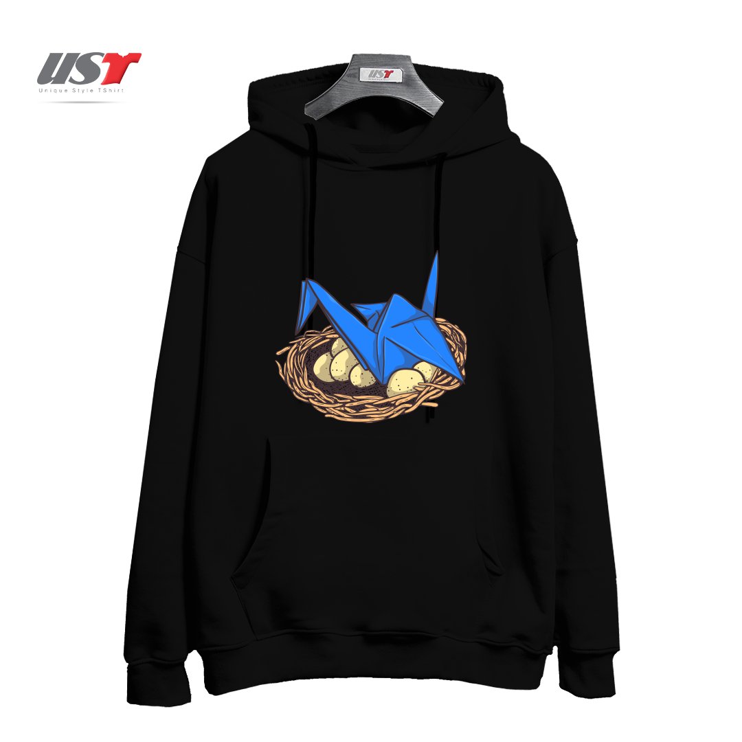 طرح NEST هودی اورسایزرنگ مشکی