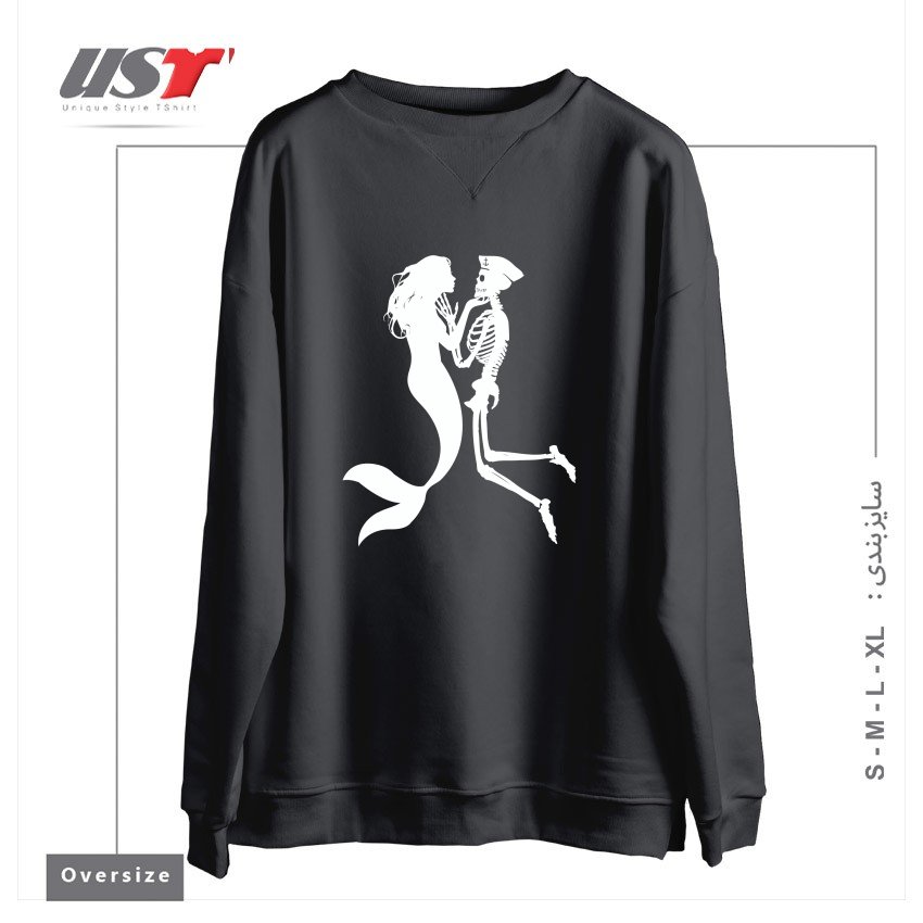 سوییشرت اورسایز طرح SIREN AND SAILOR