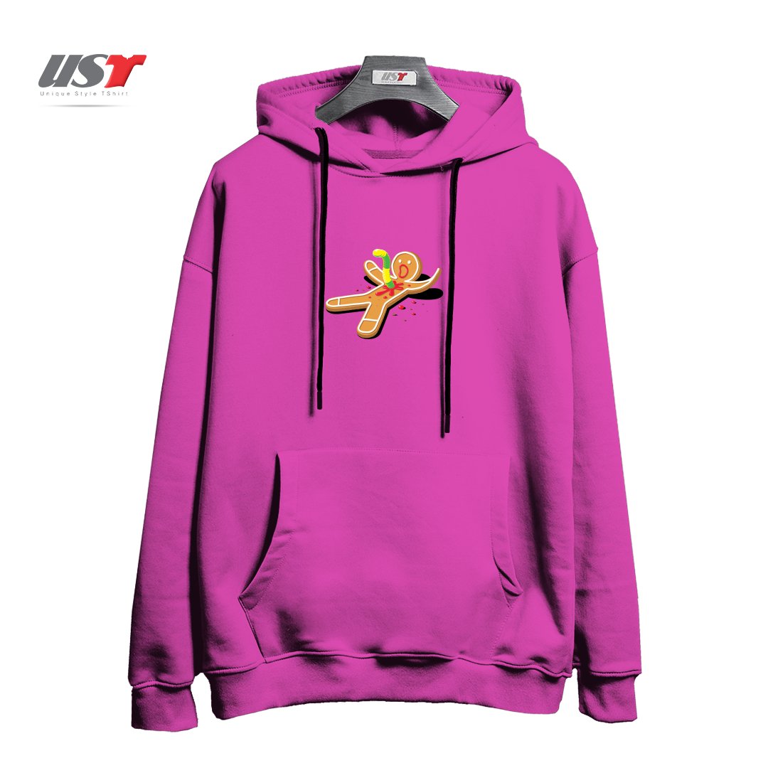 طرح ALIEN GUMMIE هودی اورسایزرنگ صورتی