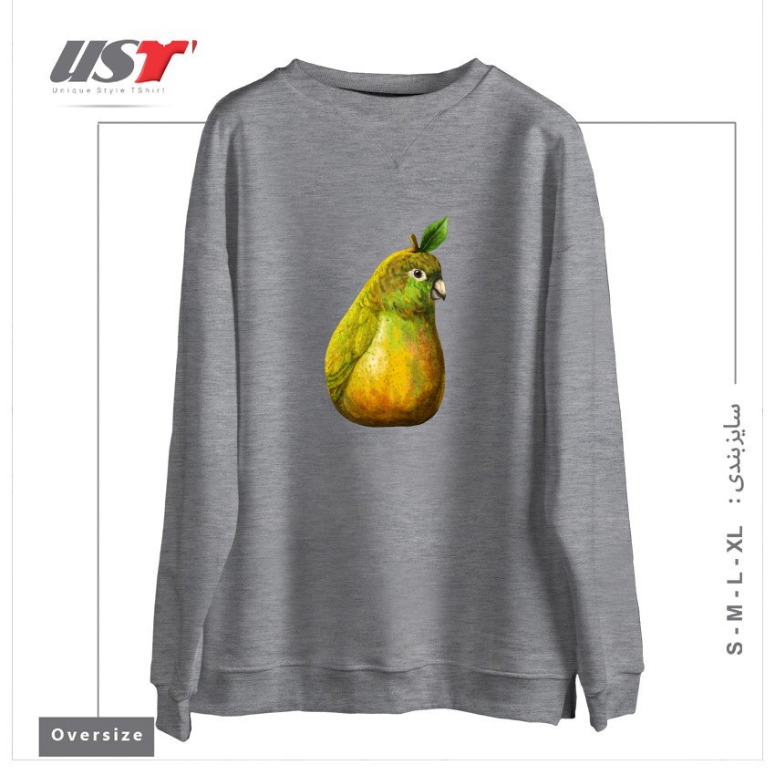 سوییشرت اورسایز طرح BARTLETT PEARROT3