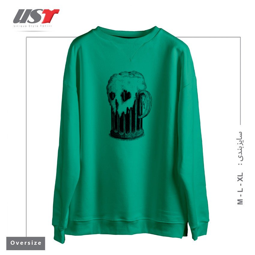 سوییشرت اورسایز طرح DARK LAGER1