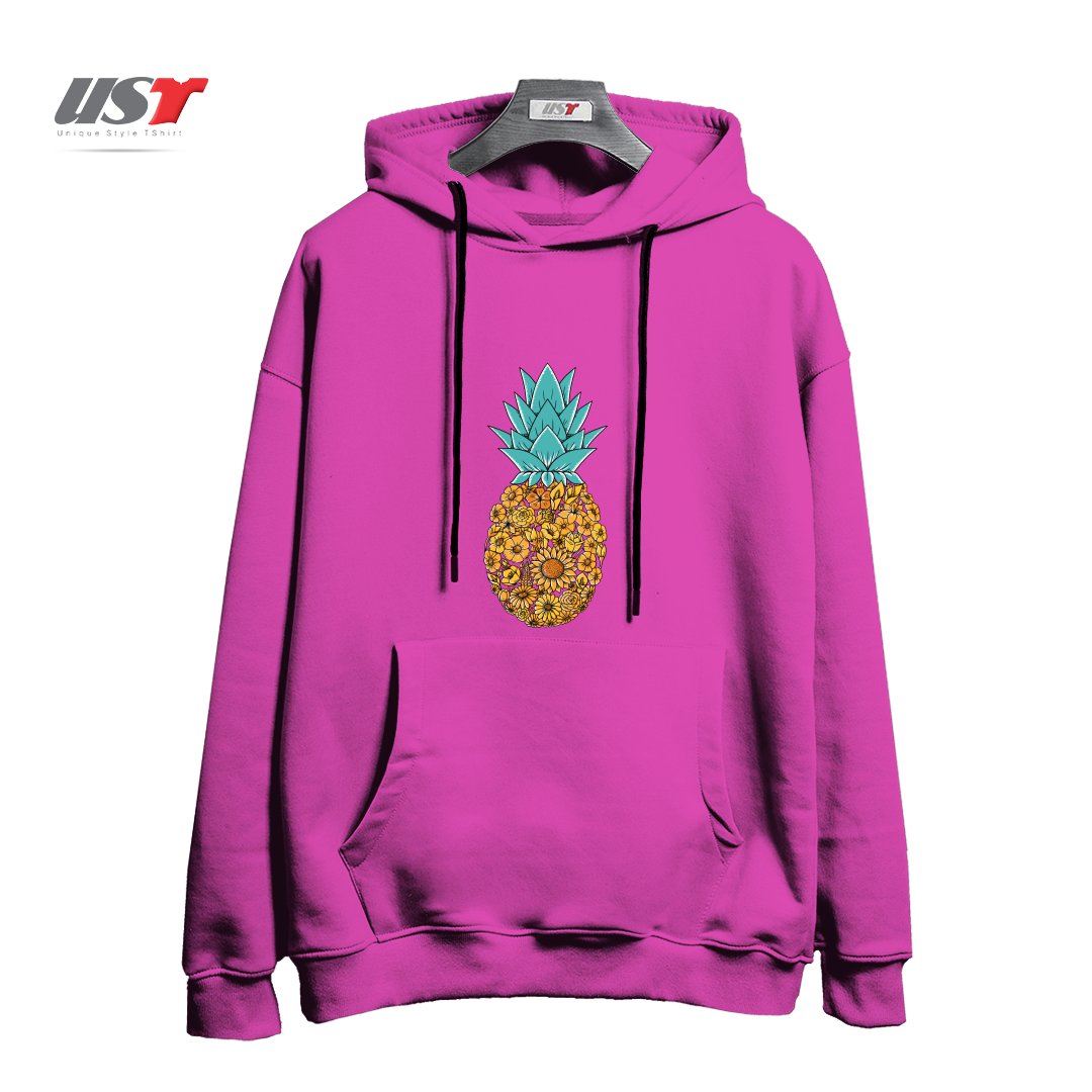 هودی اورسایز طرح FLOWERS1