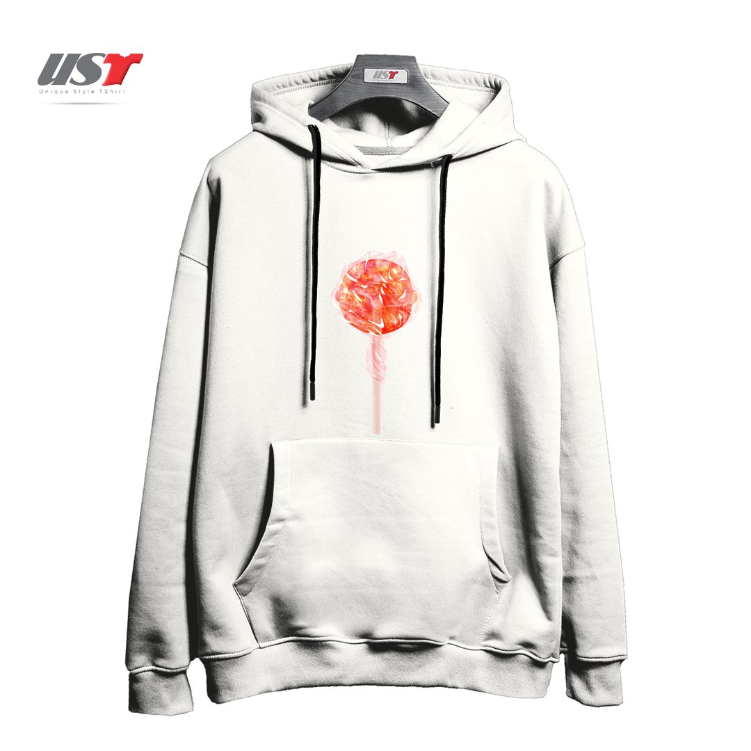 طرح SUNSHINE SUCKER هودی اورسایزرنگ سفید