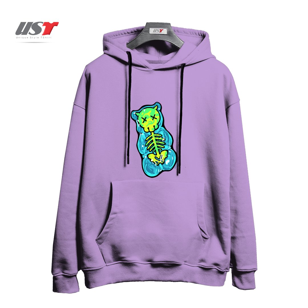 طرح SCUMMY BEAR (BLUE) هودی اورسایزرنگ یاسی