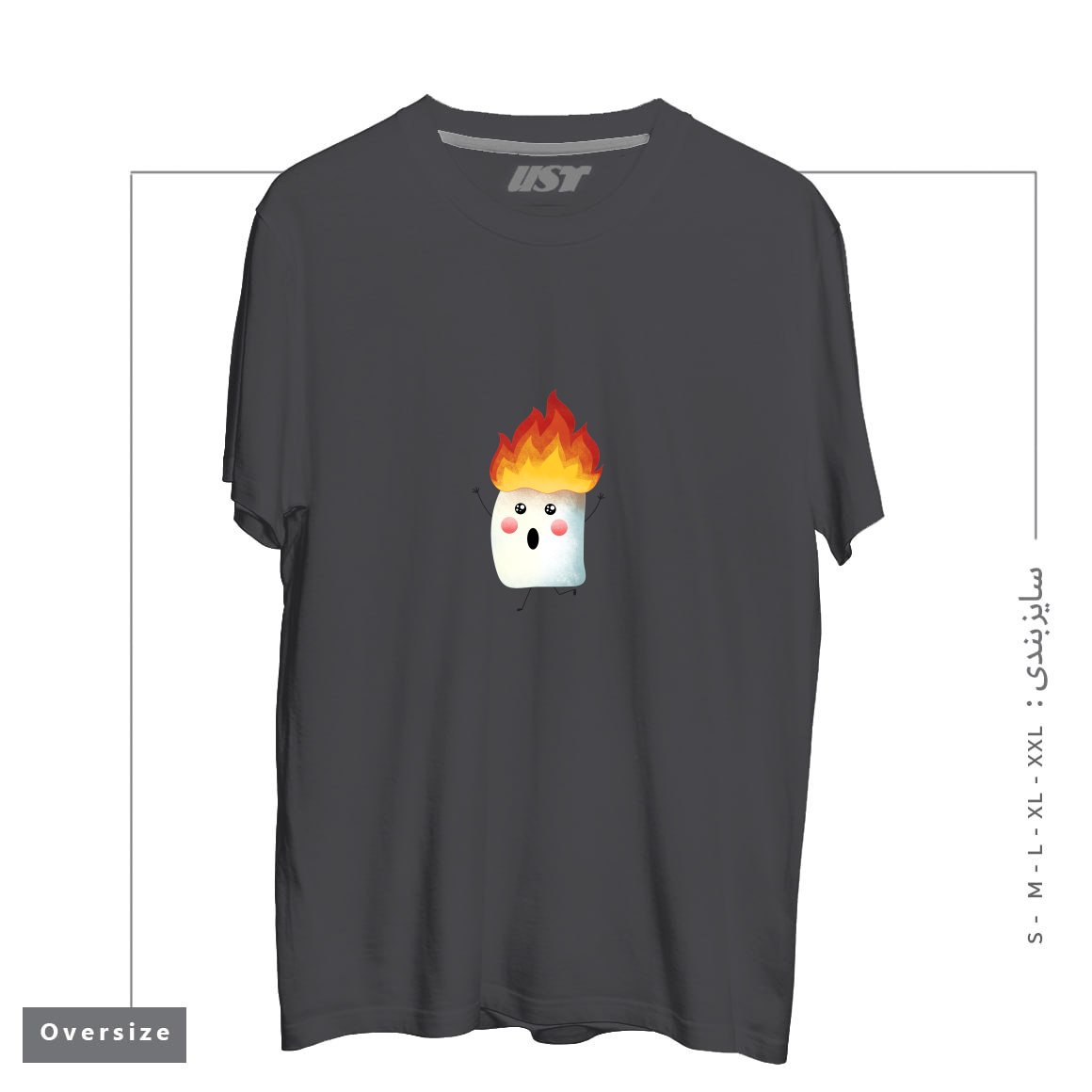 تیشرت اورسایز طرح RUNNING FAST