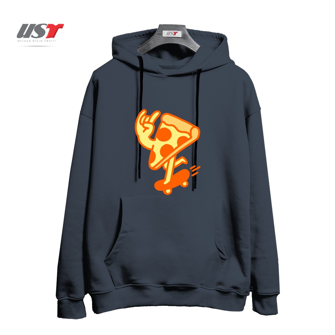 هودی اورسایز طرح RAD PIZZA