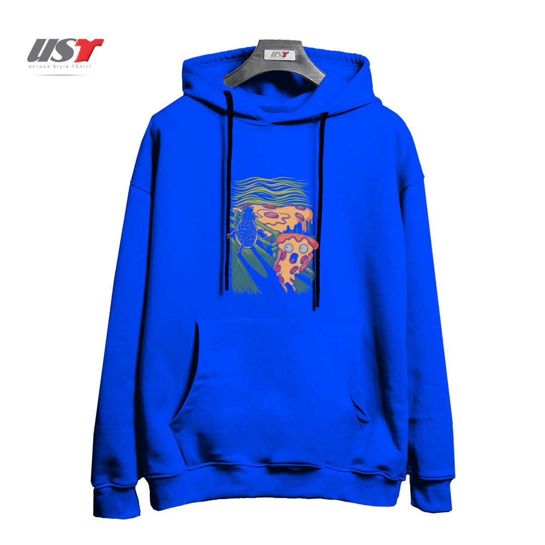 هودی اورسایز طرح PIZZA NIGHTMARE