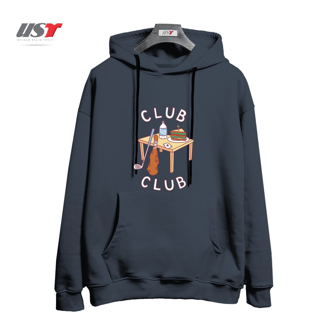 طرح CLUB CLUB هودی اورسایزرنگ دودی