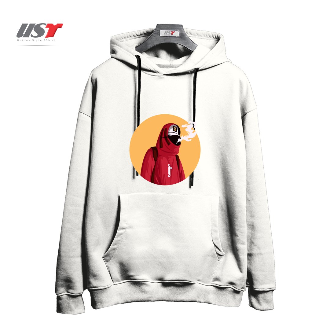 طرح style هودی اورسایزرنگ سفید