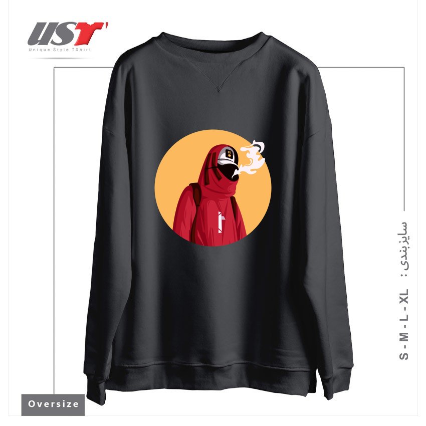 طرح style سوییشرت اورسایزرنگ دودی