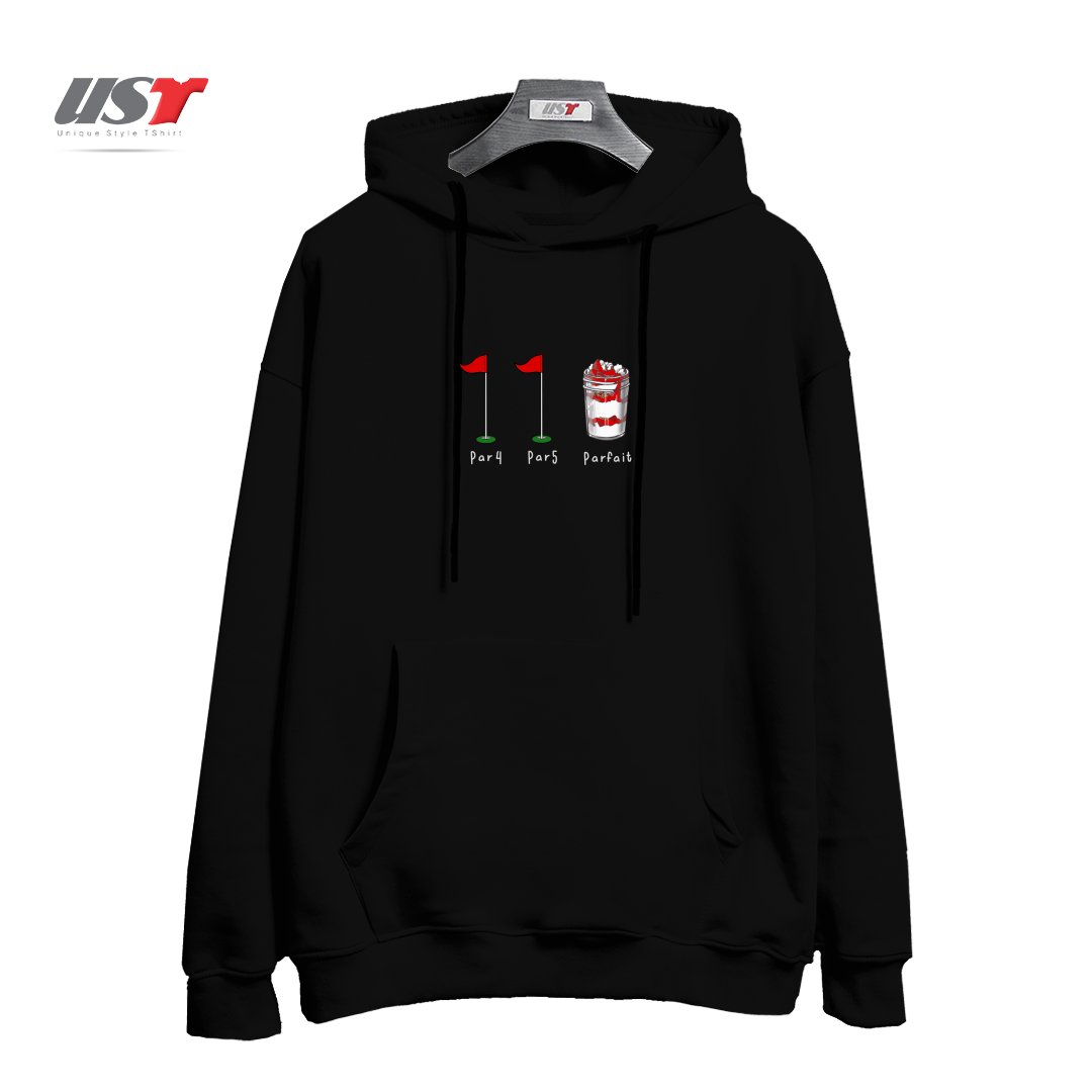 طرح PARFAIT هودی اورسایزرنگ مشکی