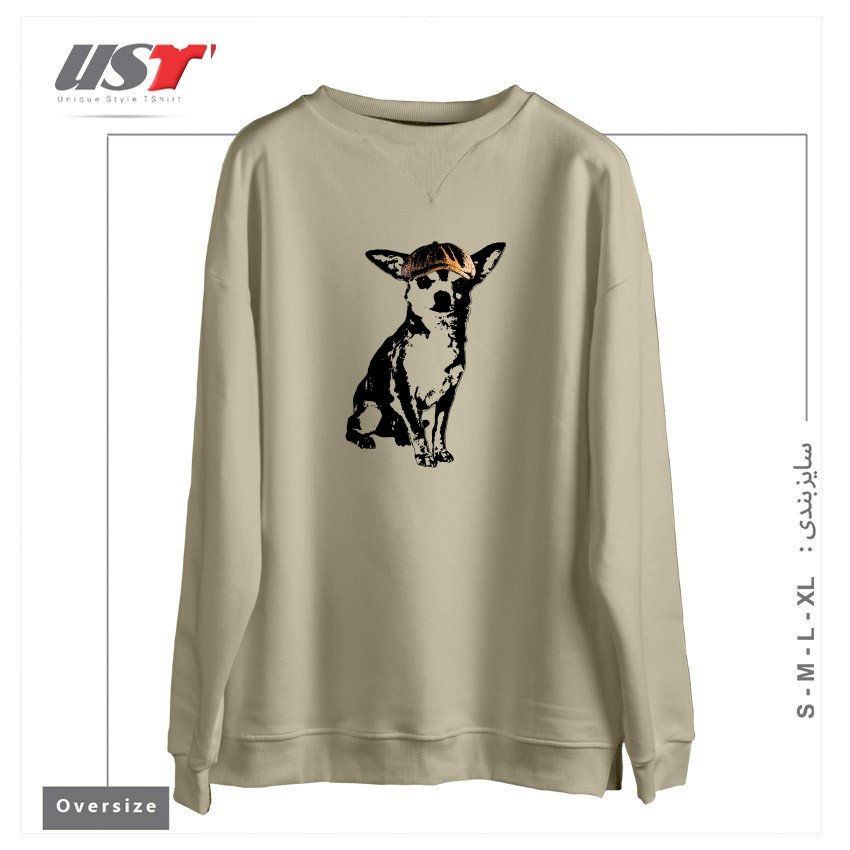 سوییشرت اورسایز طرح LI'L TOUGH GUY1