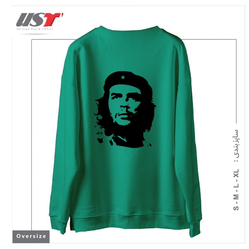 طرح CHE سوییشرت اورسایزرنگ سبز سدری