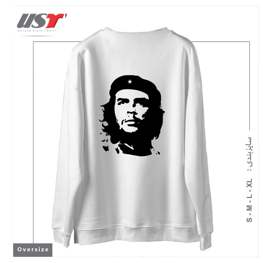 طرح CHE سوییشرت اورسایزرنگ سفید