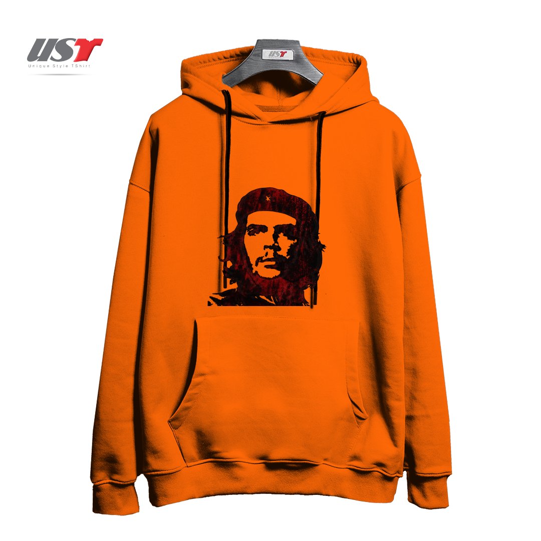 طرح ERNESTO CHE GUEVARA هودی اورسایزرنگ نارنجی