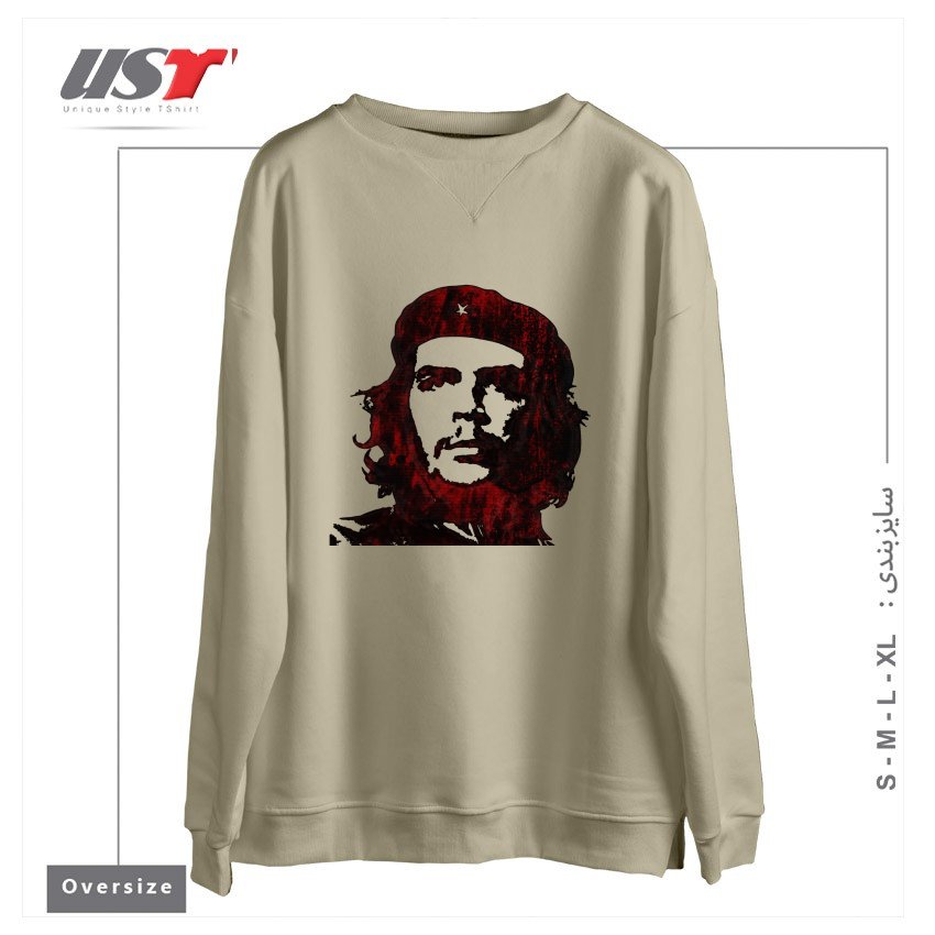 سوییشرت اورسایز طرح ERNESTO CHE GUEVARA
