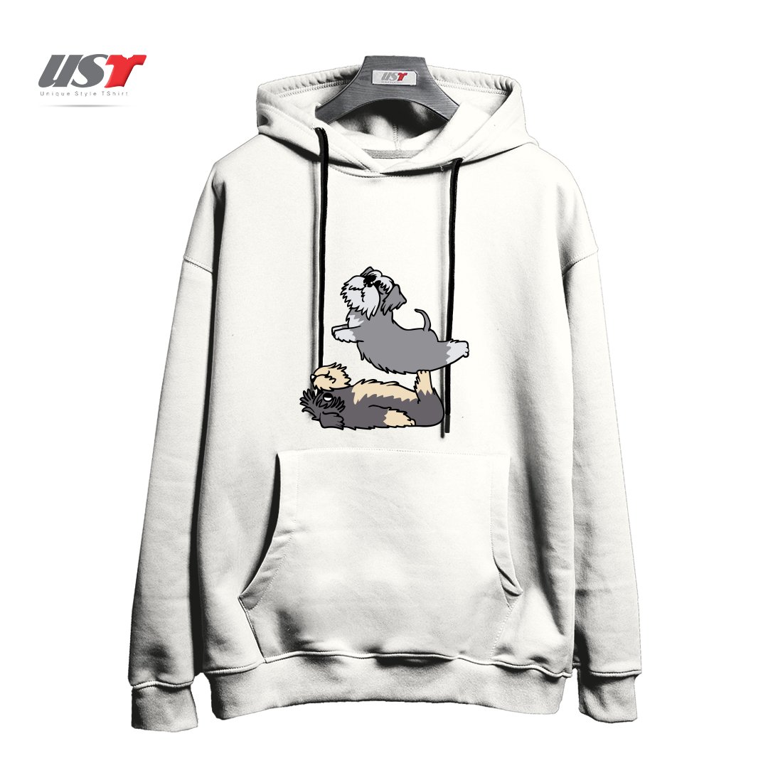 هودی اورسایز طرح ACROYOGA SCHNAUZER