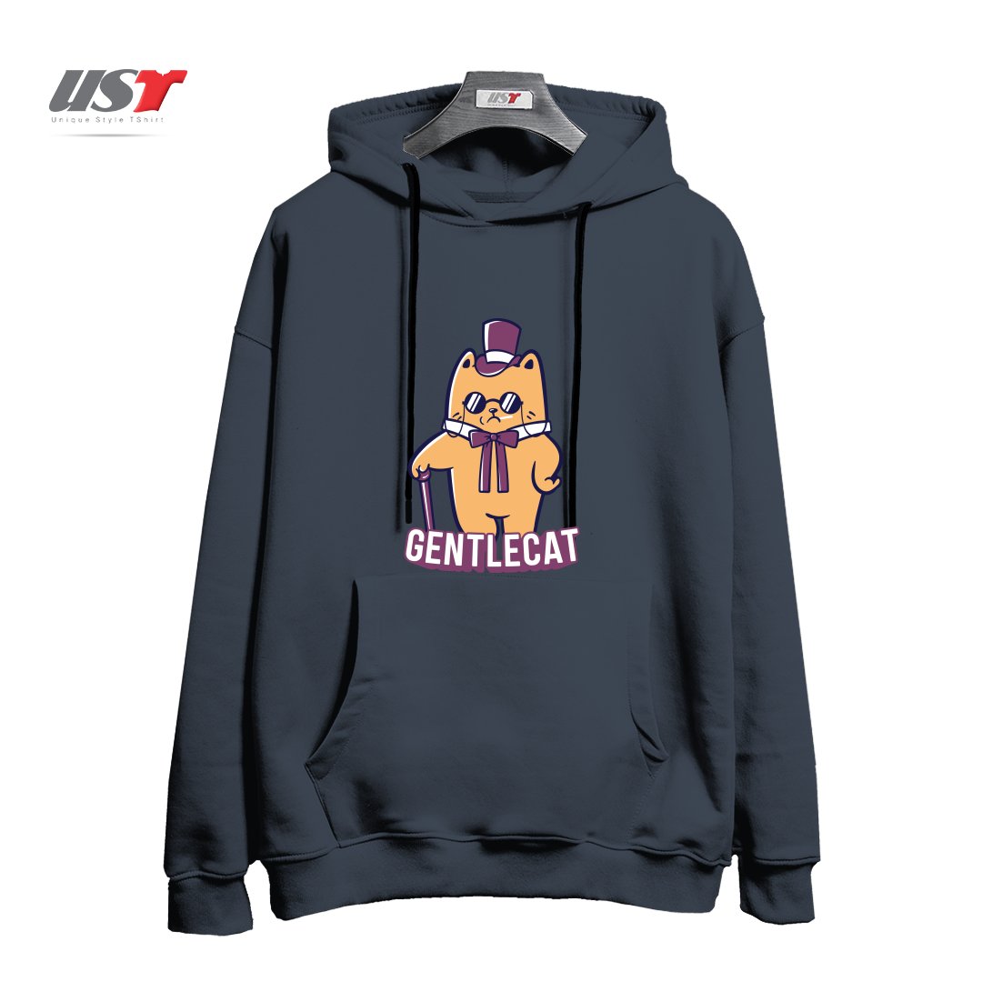 طرح GENTLECAT هودی اورسایزرنگ دودی